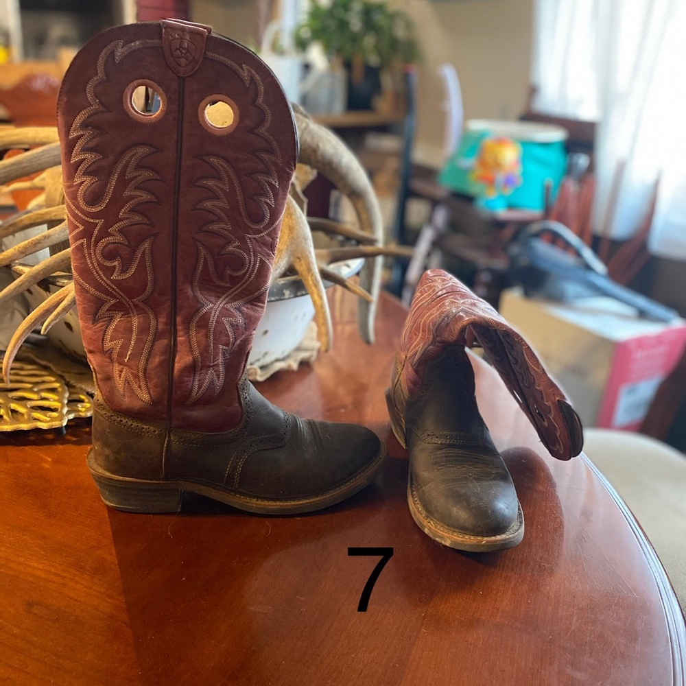 Red Ariat Tall Boots OBO